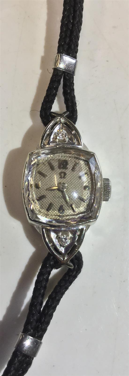 Omega diamond cocktail watch